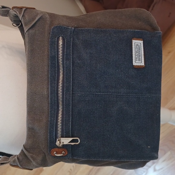 Travelon Handbags - Travelon Anti Theft Canvas Crossbody Travel Bag / RFID